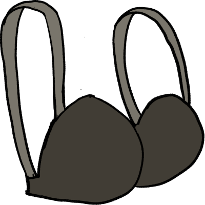 A black bra.